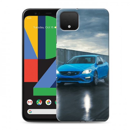 Дизайнерский пластиковый чехол для Google Pixel 4 Volvo