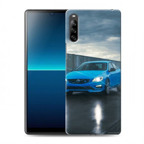 Дизайнерский силиконовый с усиленными углами чехол для Sony Xperia L4 Volvo