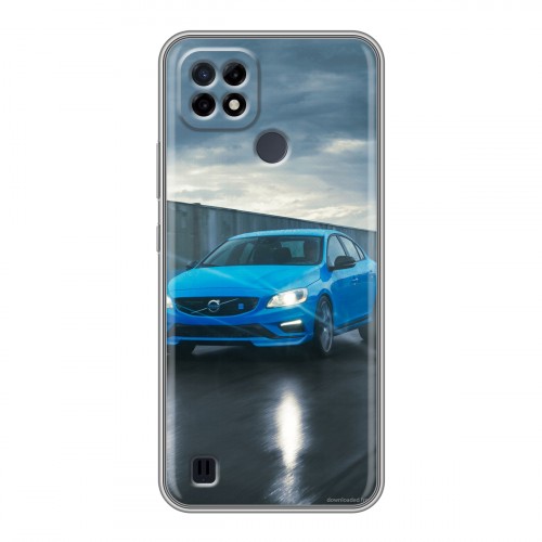 Дизайнерский силиконовый чехол для Realme C21 Volvo