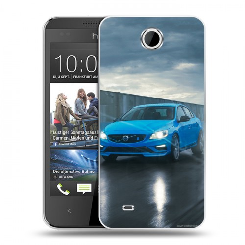 Дизайнерский пластиковый чехол для HTC Desire 300 Volvo