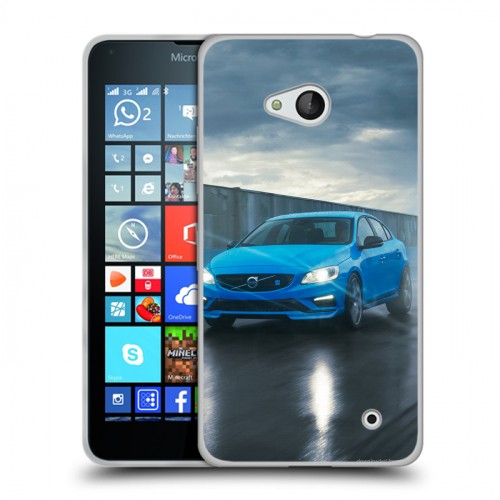 Дизайнерский пластиковый чехол для Microsoft Lumia 640 Volvo