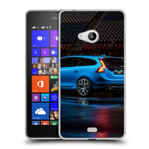 Дизайнерский пластиковый чехол для Microsoft Lumia 540 Volvo