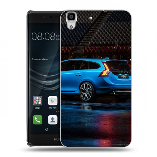 Дизайнерский пластиковый чехол для Huawei Y6II Volvo