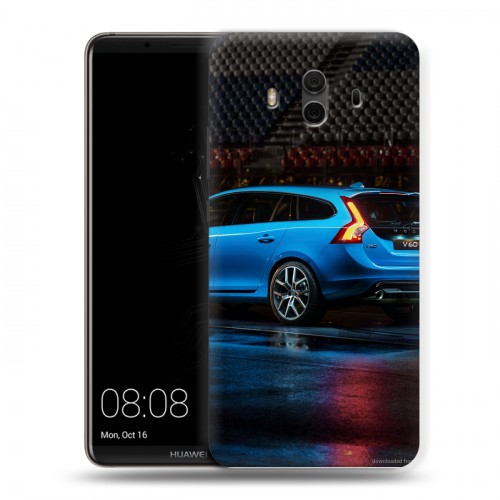 Дизайнерский пластиковый чехол для Huawei Mate 10 Volvo