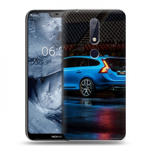 Дизайнерский пластиковый чехол для Nokia 6.1 Plus Volvo