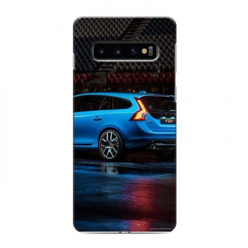 Дизайнерский силиконовый чехол для Samsung Galaxy S10 Volvo