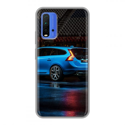 Дизайнерский силиконовый чехол для Xiaomi RedMi 9T Volvo