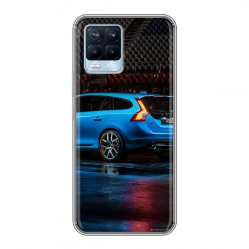 Дизайнерский силиконовый чехол для Realme 8 Volvo