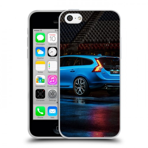 Дизайнерский пластиковый чехол для Iphone 5c Volvo