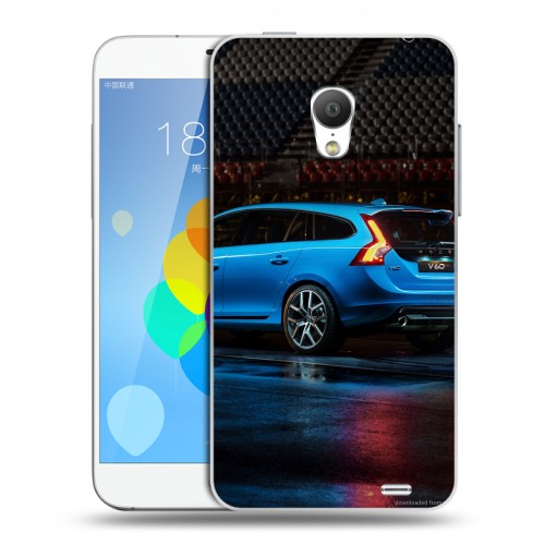 Дизайнерский силиконовый чехол для  Meizu MX3 Volvo