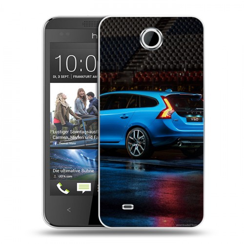 Дизайнерский пластиковый чехол для HTC Desire 300 Volvo