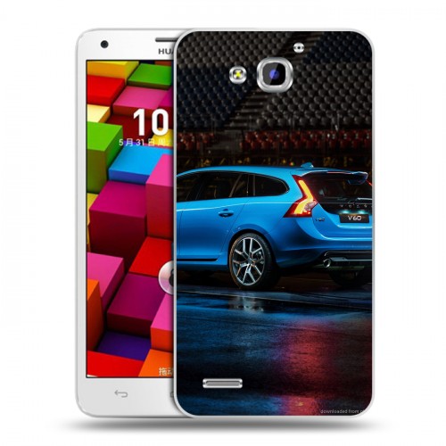 Дизайнерский пластиковый чехол для Huawei Honor 3x Volvo