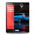 Дизайнерский силиконовый чехол для Xiaomi RedMi Note Volvo