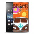 Дизайнерский пластиковый чехол для Sony Xperia acro S Volkswagen