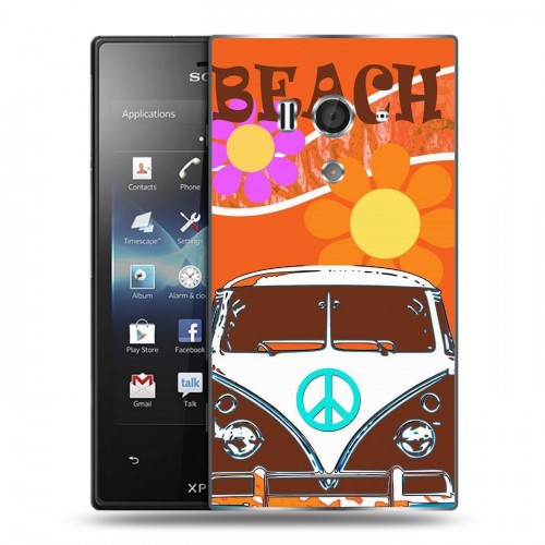 Дизайнерский пластиковый чехол для Sony Xperia acro S Volkswagen