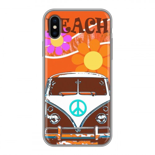 Дизайнерский силиконовый чехол для Iphone x10 Volkswagen