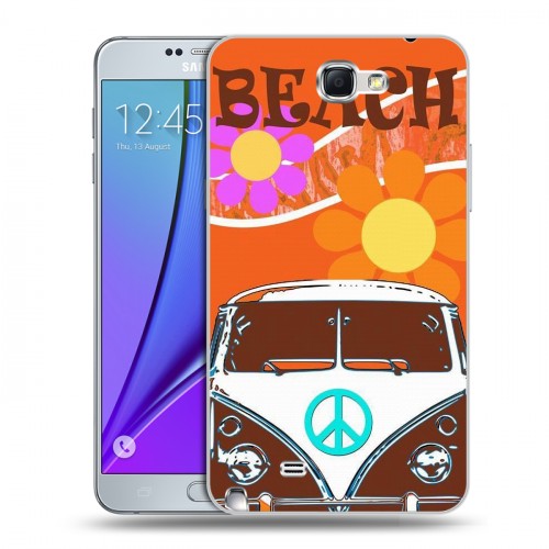 Дизайнерский пластиковый чехол для Samsung Galaxy Note 2 Volkswagen