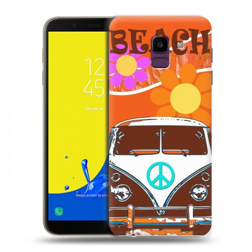 Дизайнерский пластиковый чехол для Samsung Galaxy J6 Volkswagen