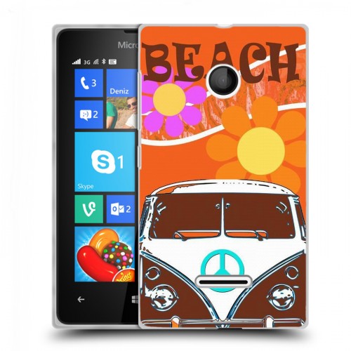 Дизайнерский пластиковый чехол для Microsoft Lumia 435 Volkswagen