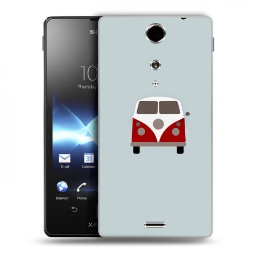 Дизайнерский пластиковый чехол для Sony Xperia TX Volkswagen