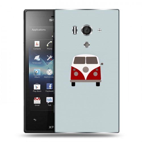 Дизайнерский пластиковый чехол для Sony Xperia acro S Volkswagen