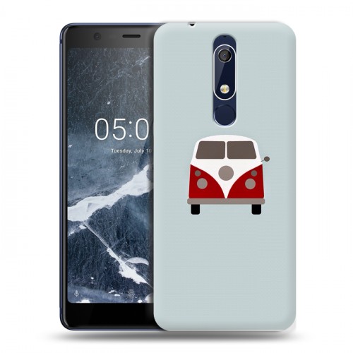 Дизайнерский пластиковый чехол для Nokia 5.1 Volkswagen