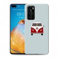 Дизайнерский силиконовый с усиленными углами чехол для Huawei P40 Volkswagen