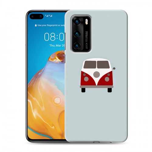 Дизайнерский силиконовый с усиленными углами чехол для Huawei P40 Volkswagen