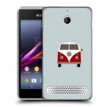 Дизайнерский силиконовый чехол для Sony Xperia E1 Volkswagen