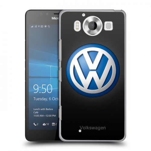 Дизайнерский пластиковый чехол для Microsoft Lumia 950 Volkswagen