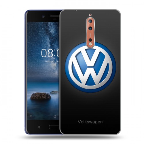 Дизайнерский пластиковый чехол для Nokia 8 Volkswagen