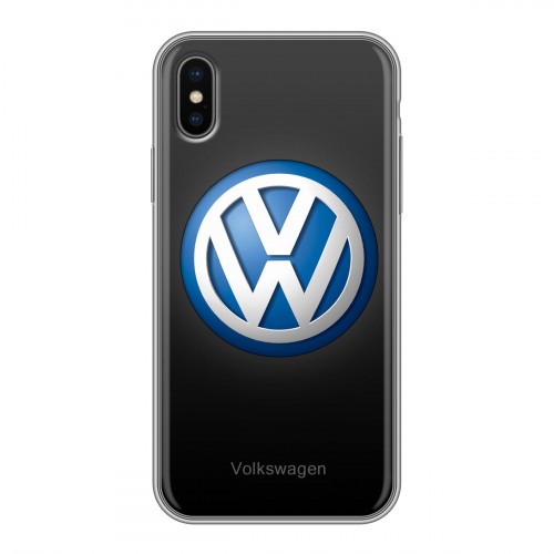 Дизайнерский силиконовый чехол для Iphone x10 Volkswagen