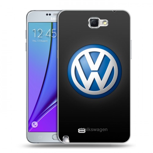 Дизайнерский пластиковый чехол для Samsung Galaxy Note 2 Volkswagen