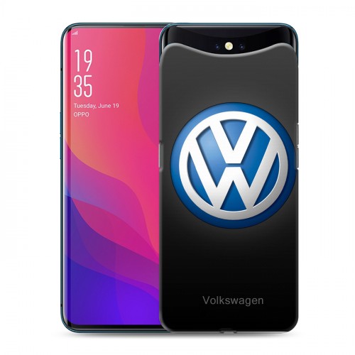 Дизайнерский силиконовый чехол для OPPO Find X Volkswagen