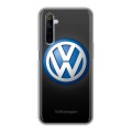 Дизайнерский силиконовый с усиленными углами чехол для Realme 6 Volkswagen