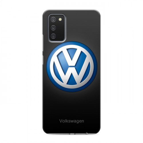 Дизайнерский силиконовый с усиленными углами чехол для Samsung Galaxy A02s Volkswagen
