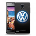 Дизайнерский пластиковый чехол для Huawei Ascend P1 Volkswagen