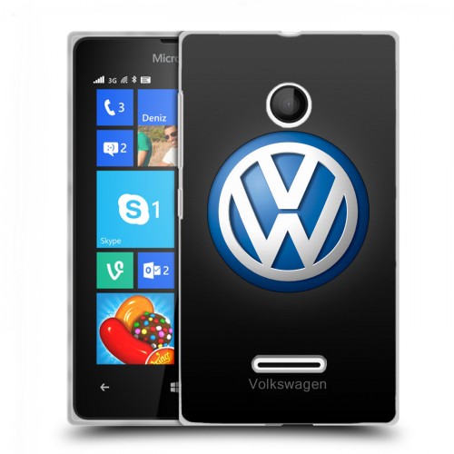 Дизайнерский пластиковый чехол для Microsoft Lumia 435 Volkswagen