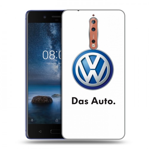 Дизайнерский пластиковый чехол для Nokia 8 Volkswagen