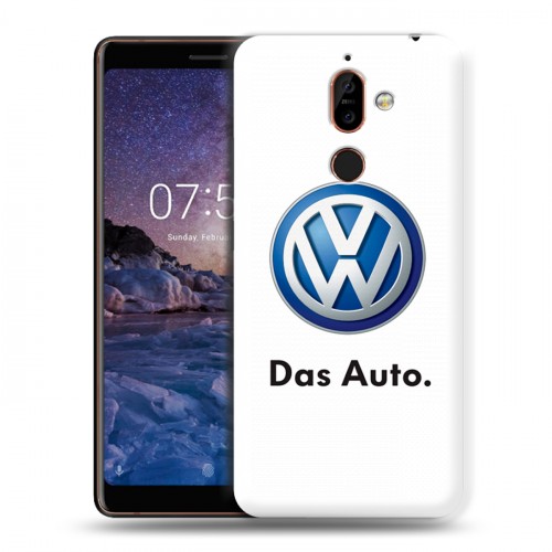 Дизайнерский пластиковый чехол для Nokia 7 Plus Volkswagen