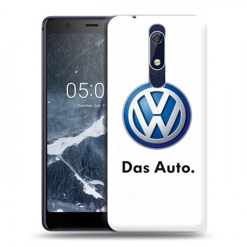 Дизайнерский пластиковый чехол для Nokia 5.1 Volkswagen