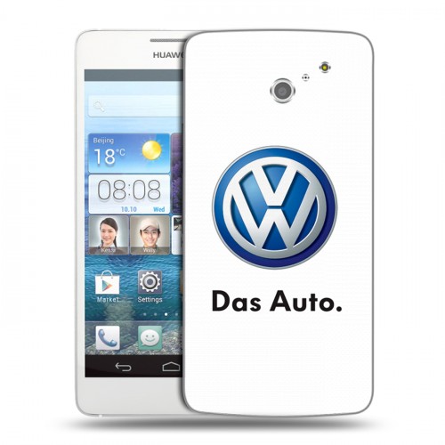 Дизайнерский пластиковый чехол для Huawei Ascend D2 Volkswagen