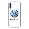 Дизайнерский силиконовый с усиленными углами чехол для Samsung Galaxy A50 Volkswagen