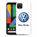 Дизайнерский пластиковый чехол для Google Pixel 4 Volkswagen