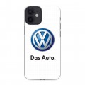 Дизайнерский силиконовый с усиленными углами чехол для Iphone 12 Mini Volkswagen