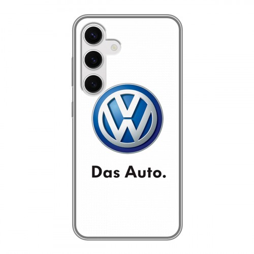 Дизайнерский силиконовый чехол для Samsung Galaxy S24 Volkswagen