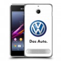 Дизайнерский силиконовый чехол для Sony Xperia E1 Volkswagen