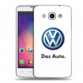 Дизайнерский пластиковый чехол для LG L60 Volkswagen