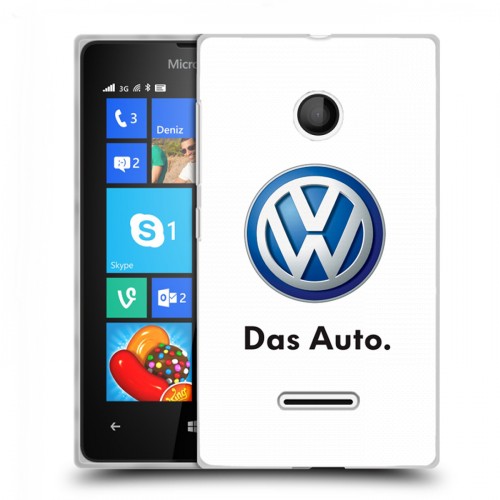 Дизайнерский пластиковый чехол для Microsoft Lumia 435 Volkswagen