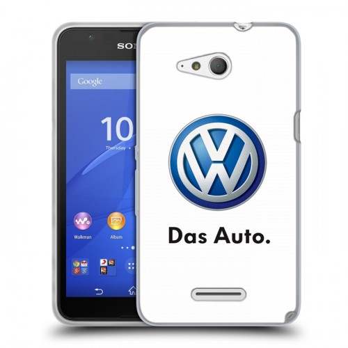 Дизайнерский пластиковый чехол для Sony Xperia E4g Volkswagen